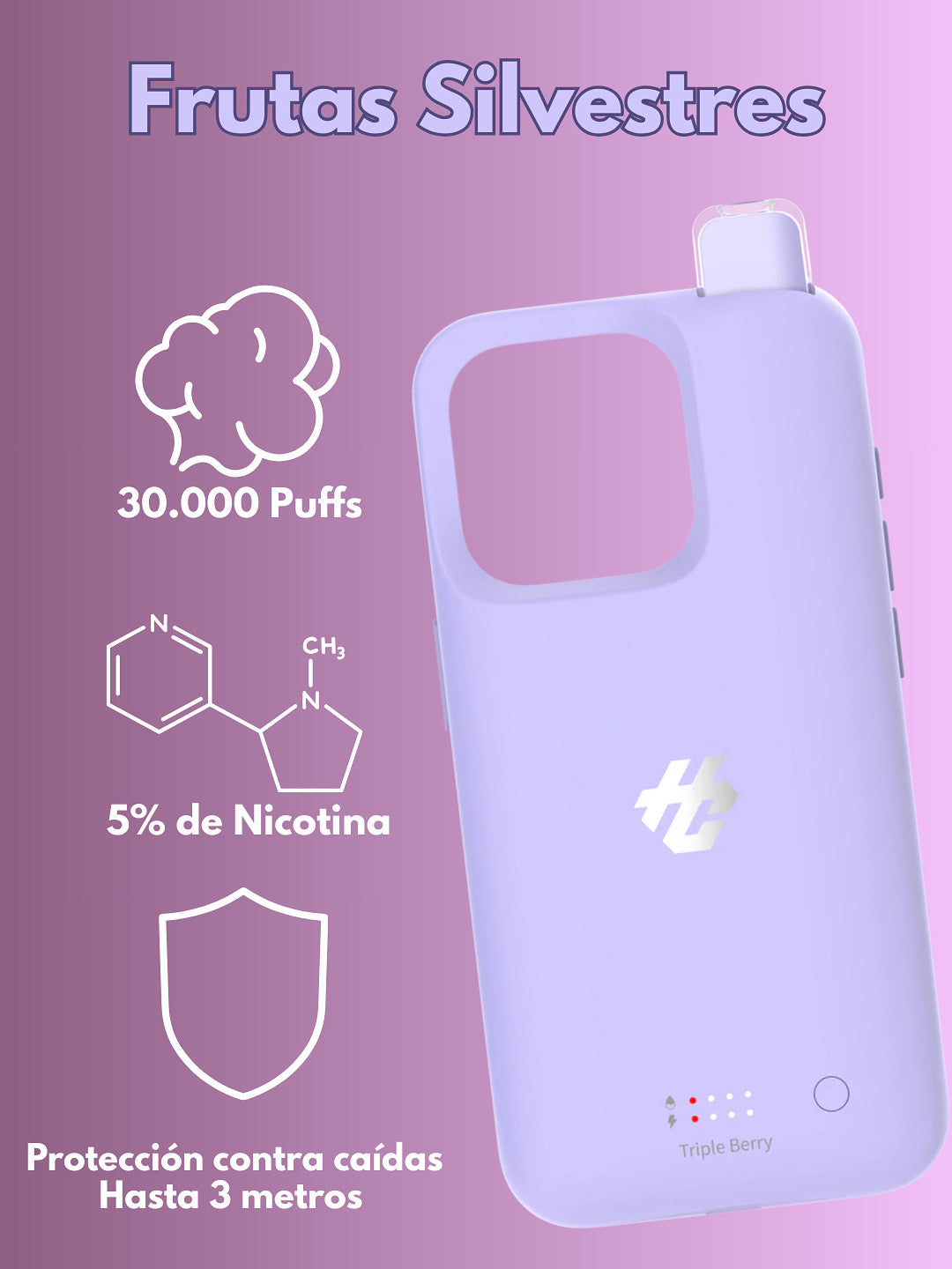 VapeCase Sabor Frutos Silvestres